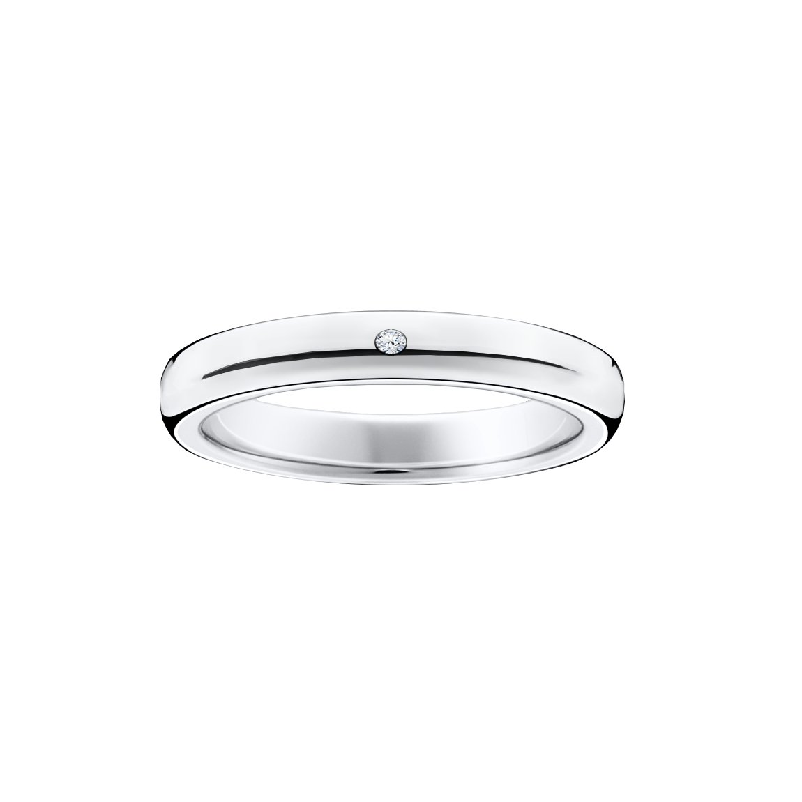 aliancas ouro branco 18k essencial classica