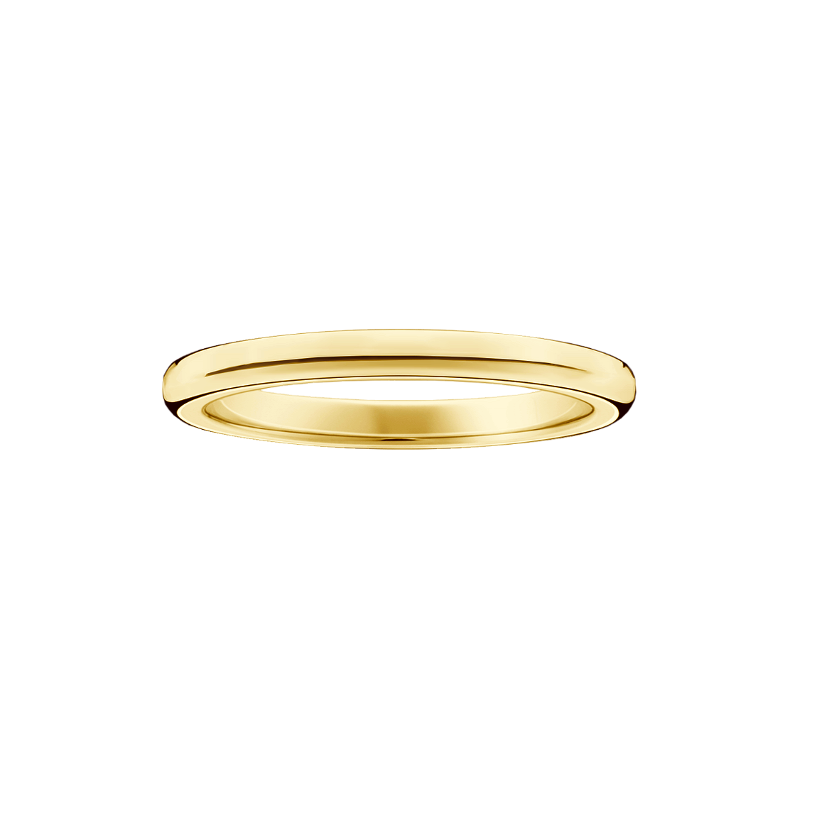 alianca meia-cana 2,0 mm ouro amarelo 18k