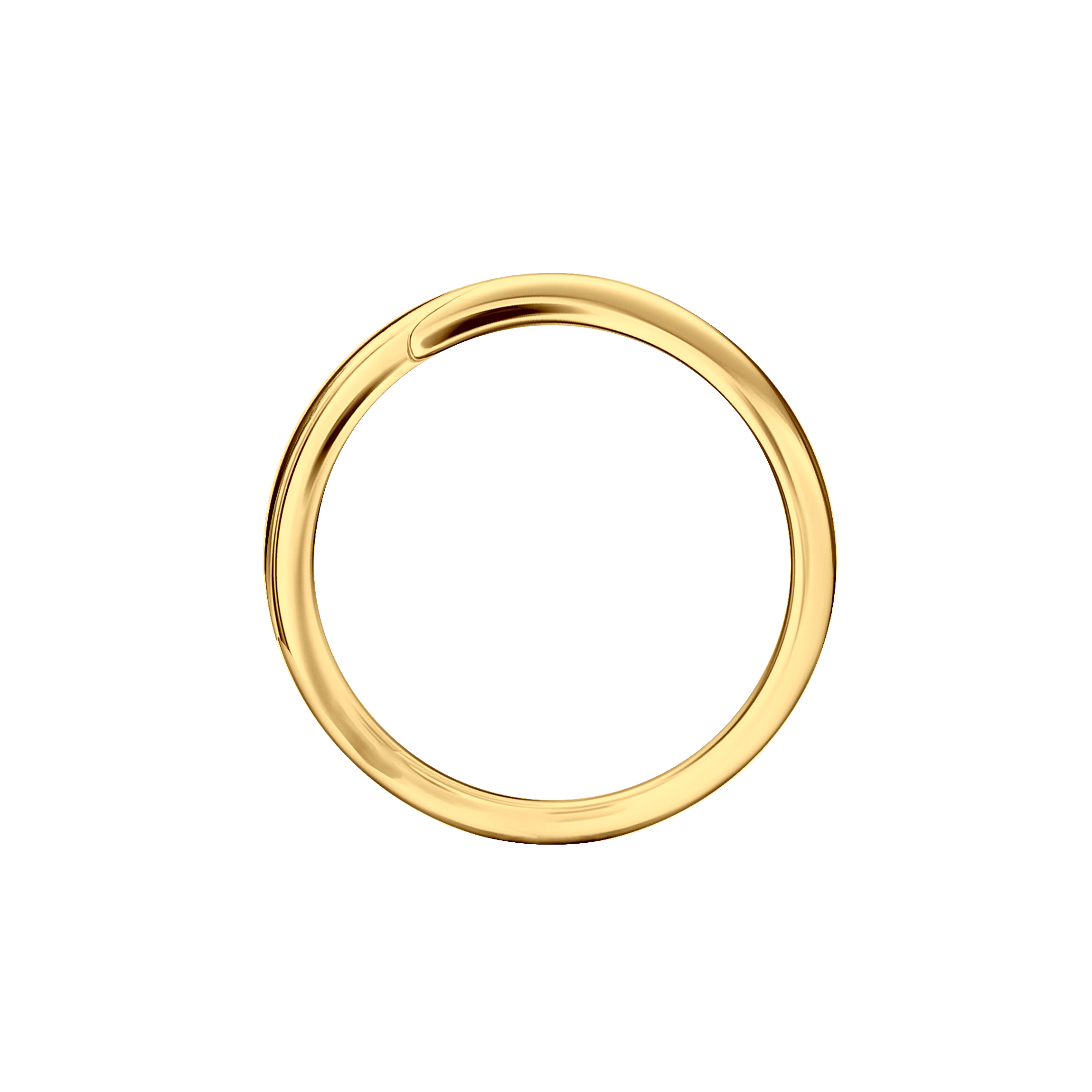 anel folhas ouro amarelo e diamantes