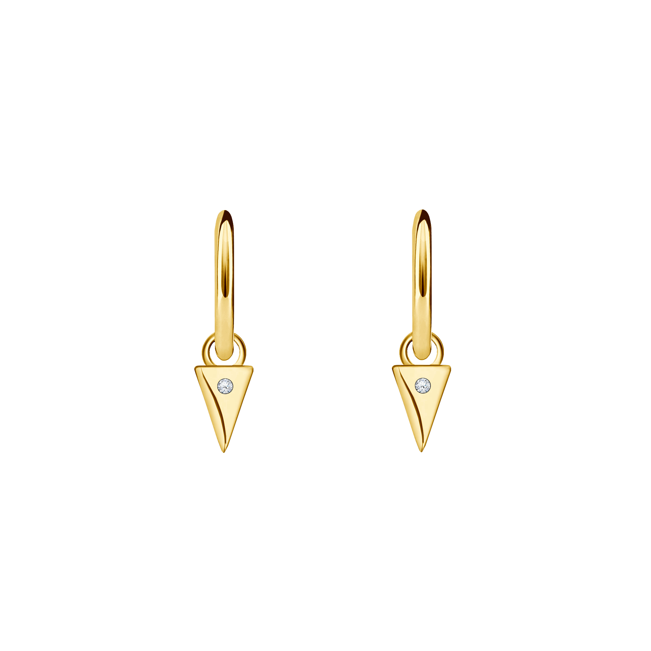 brinco argolas finas com pingentes ouro amarelo