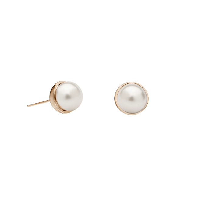 Brinco de Pérolas, Ouro Sephia® - PERLE Stud