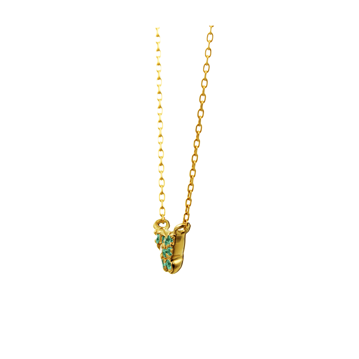 pingenten butterfly, ouro amarelo 750