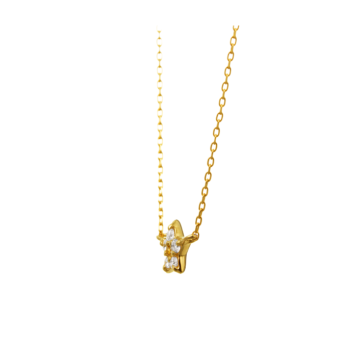 pingente pequeno estrela ouro amarelo