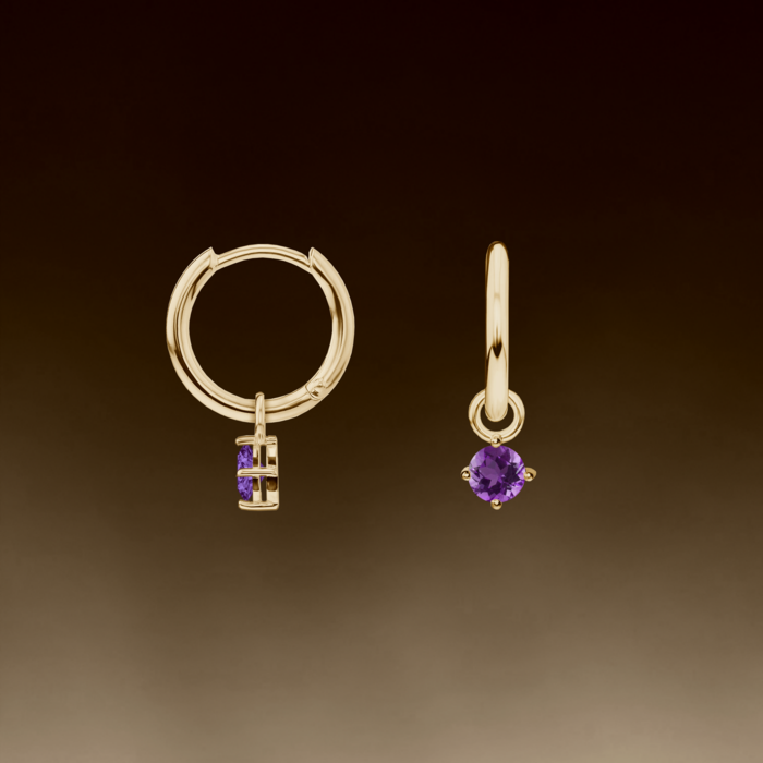 Joias de Ametista em Ouro 18K | Sikyá Joias
