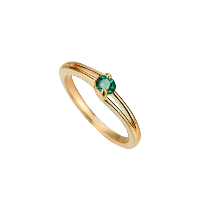 Anel Esmeralda em Ouro 18K | Sikyá Joias