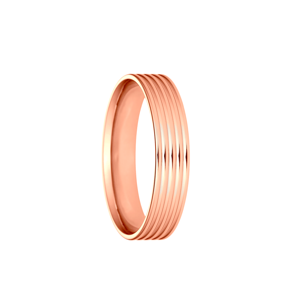 aneis de ouro rosa 18k