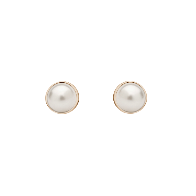 Brinco de Pérolas, Ouro Sephia® - PERLE Stud